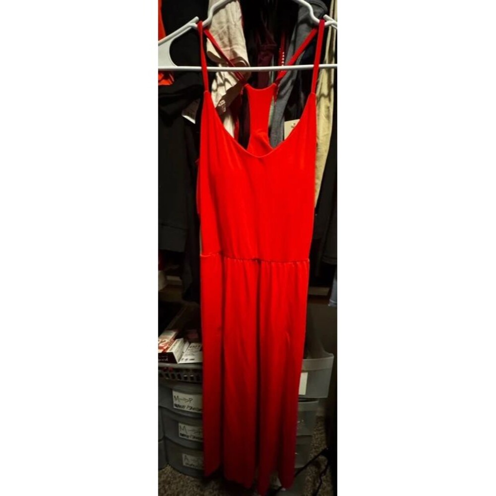 Unbranded Women Lg Athletic Midi Dress W/ pockets